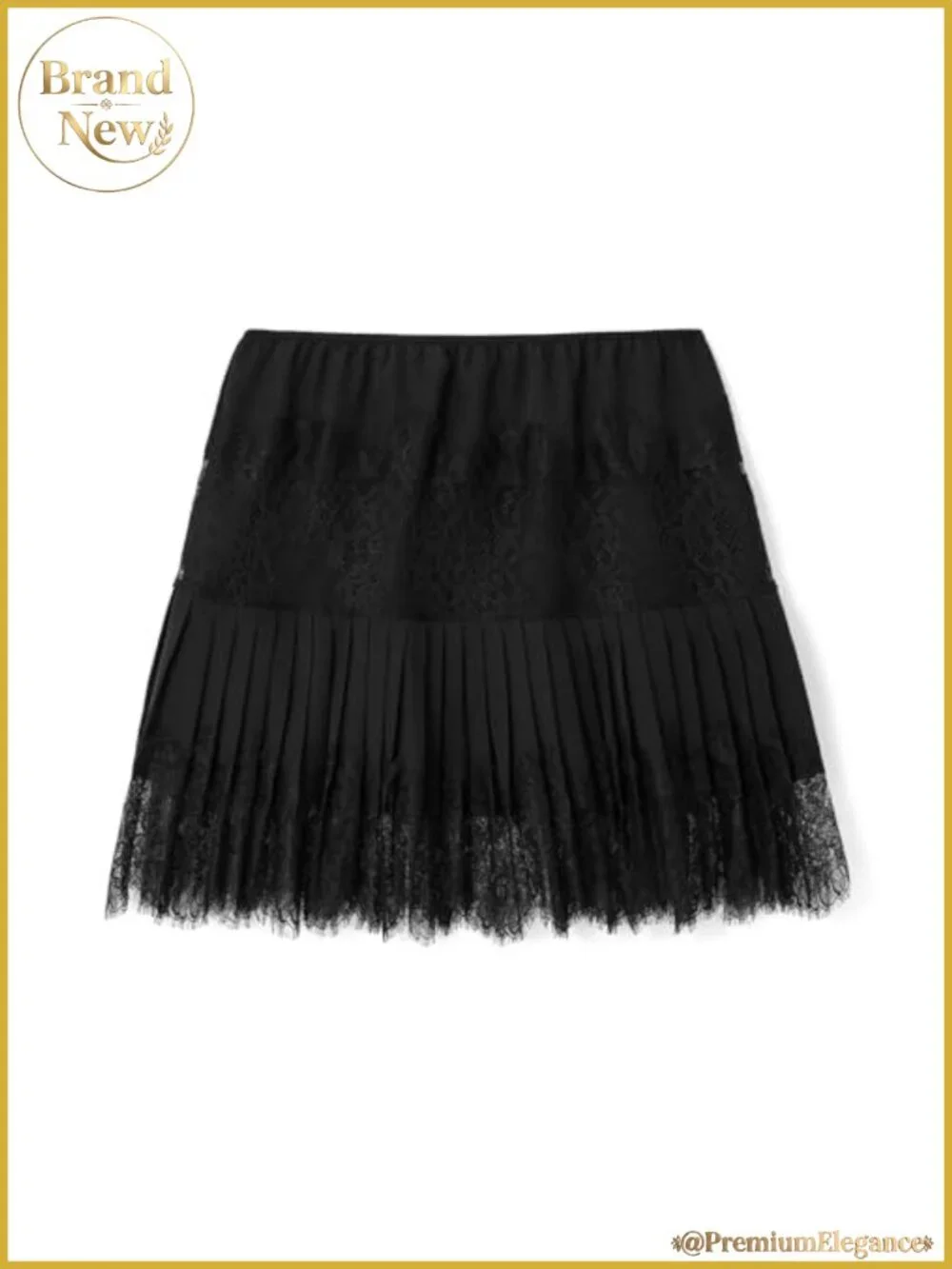 Women Lace Mini Skirt Low Rise Half Slip Ruffle Layered Flowy Y2K Short Skirt